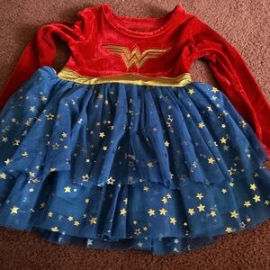 Wonder Woman Kids Costume - Red and Blue